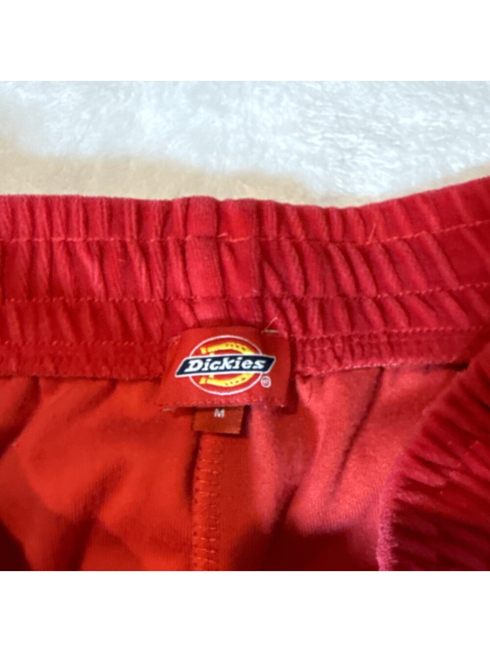 Dickies Velour Pants size M Vintage Y2K ‘90’s Red (2135) - Picture 3 of 9